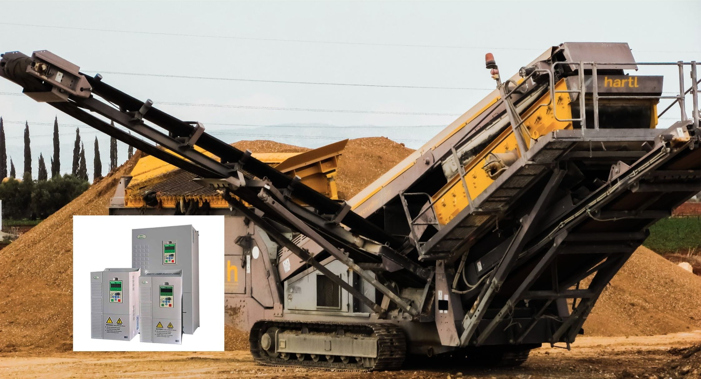 Powering Modern Crusher Applications with Nidec NE200 & NE300 VFDs