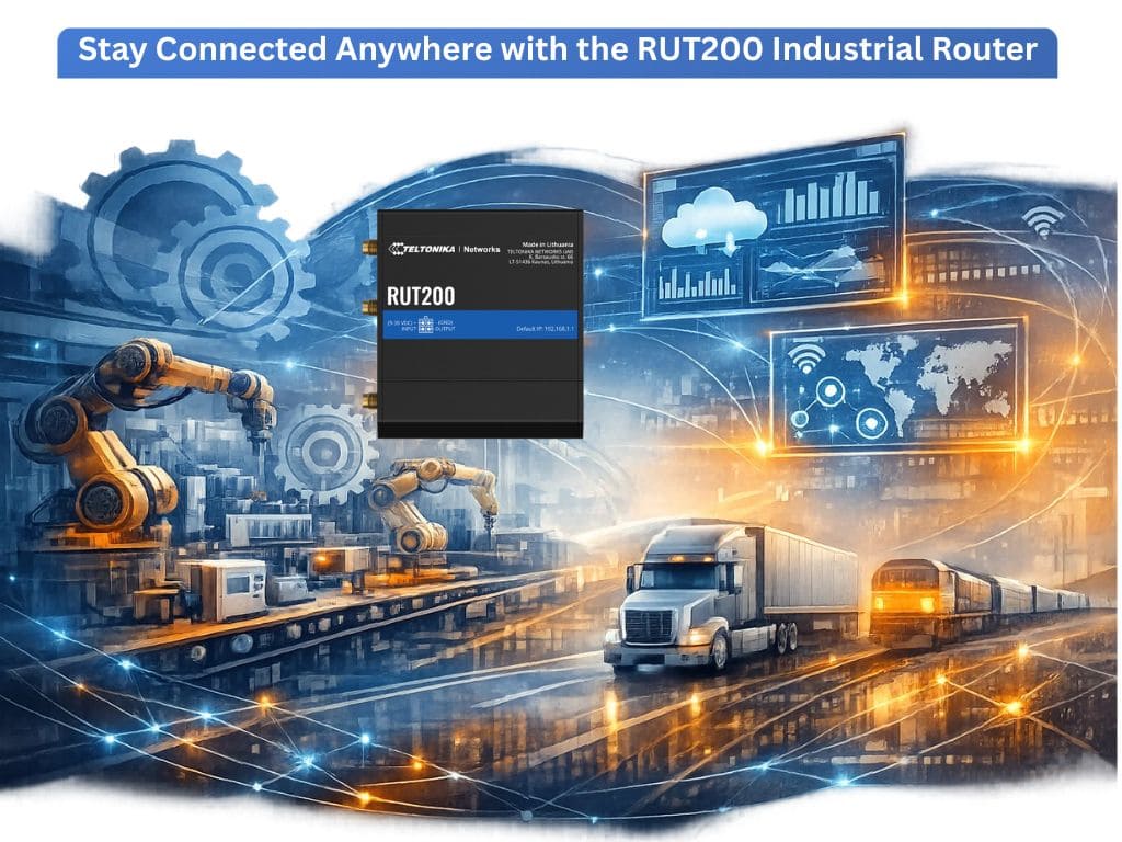 Stay Connected Anywhere with the RUT200 Industrial Router
