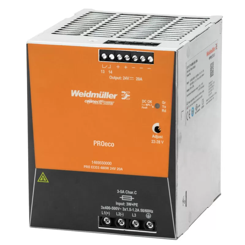 PRO ECO3 480W 24V 20A  (Three Phase)