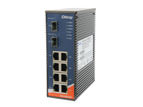 Industrial 10-port managed Ethernet switch