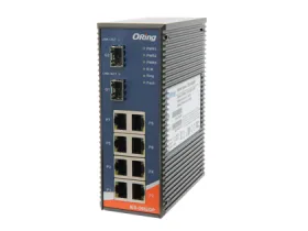 Industrial 10-port managed Ethernet switch