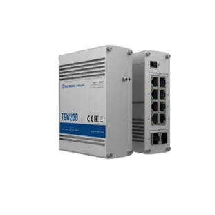 TSW200 Industrial Unmanaged Switch and Gigabit+8 port POE