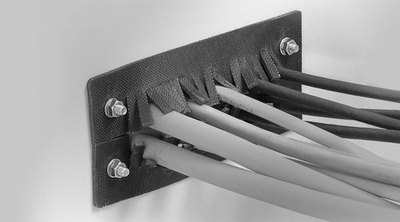 Cable entry systems for railway technology