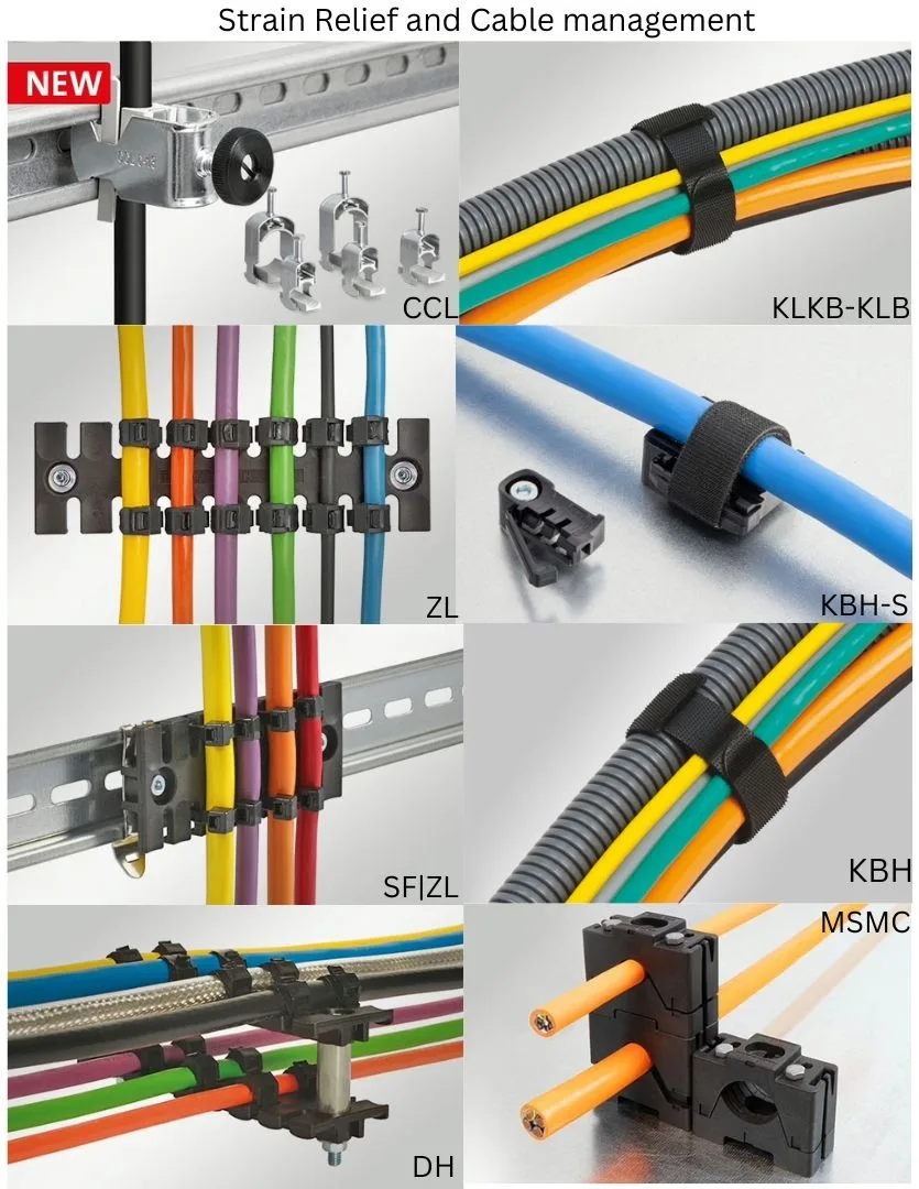Strain relief and cable management
