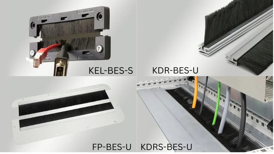 Cable Pass Through with Brush Seal
